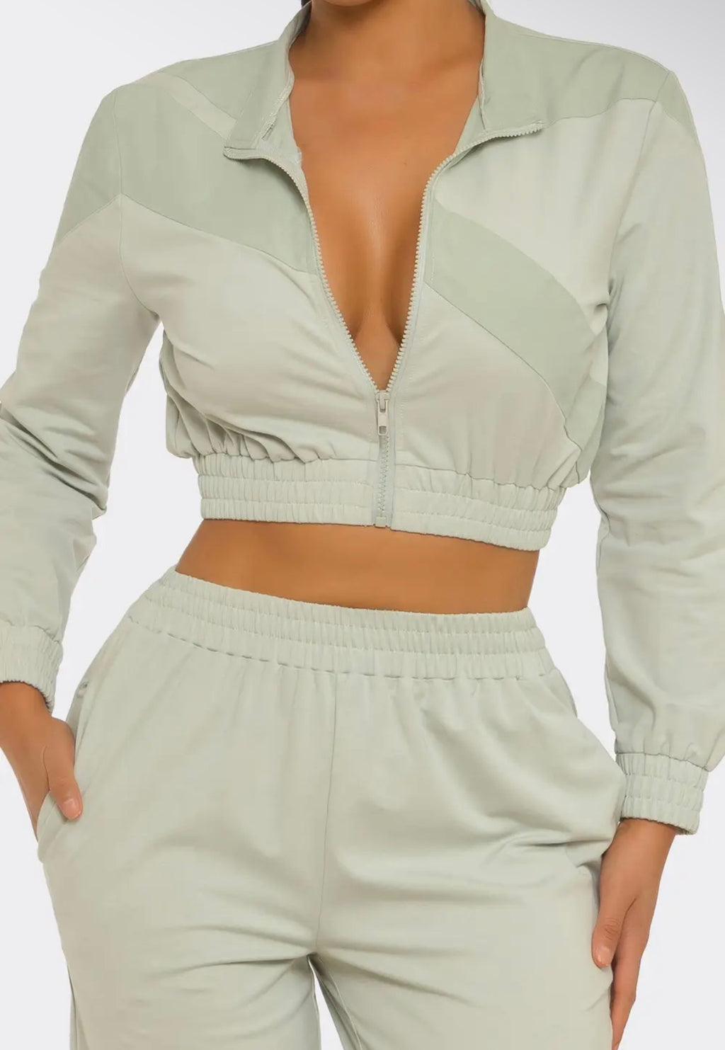 Chic Cropped Lounge Set