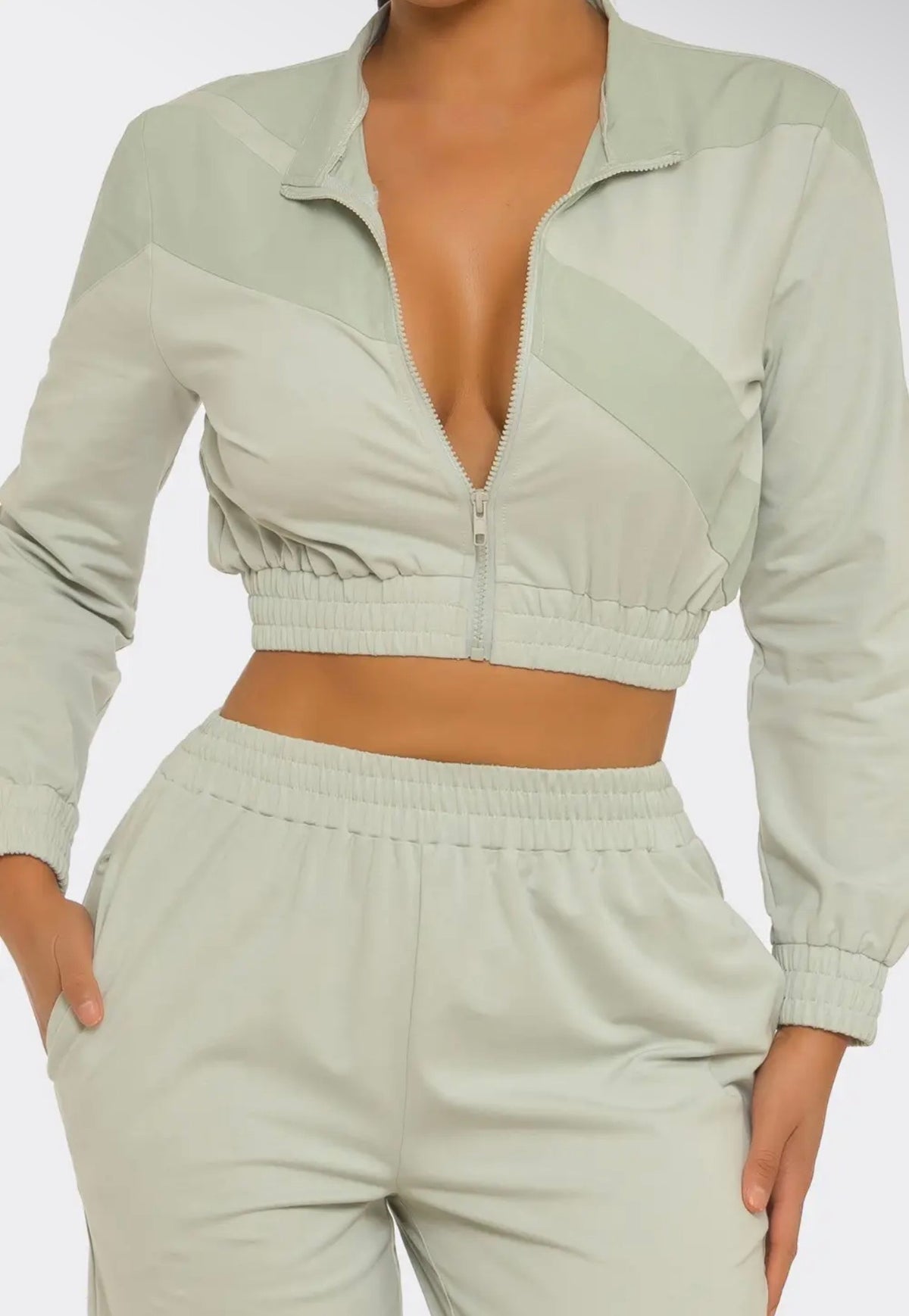 Chic Cropped Lounge Set