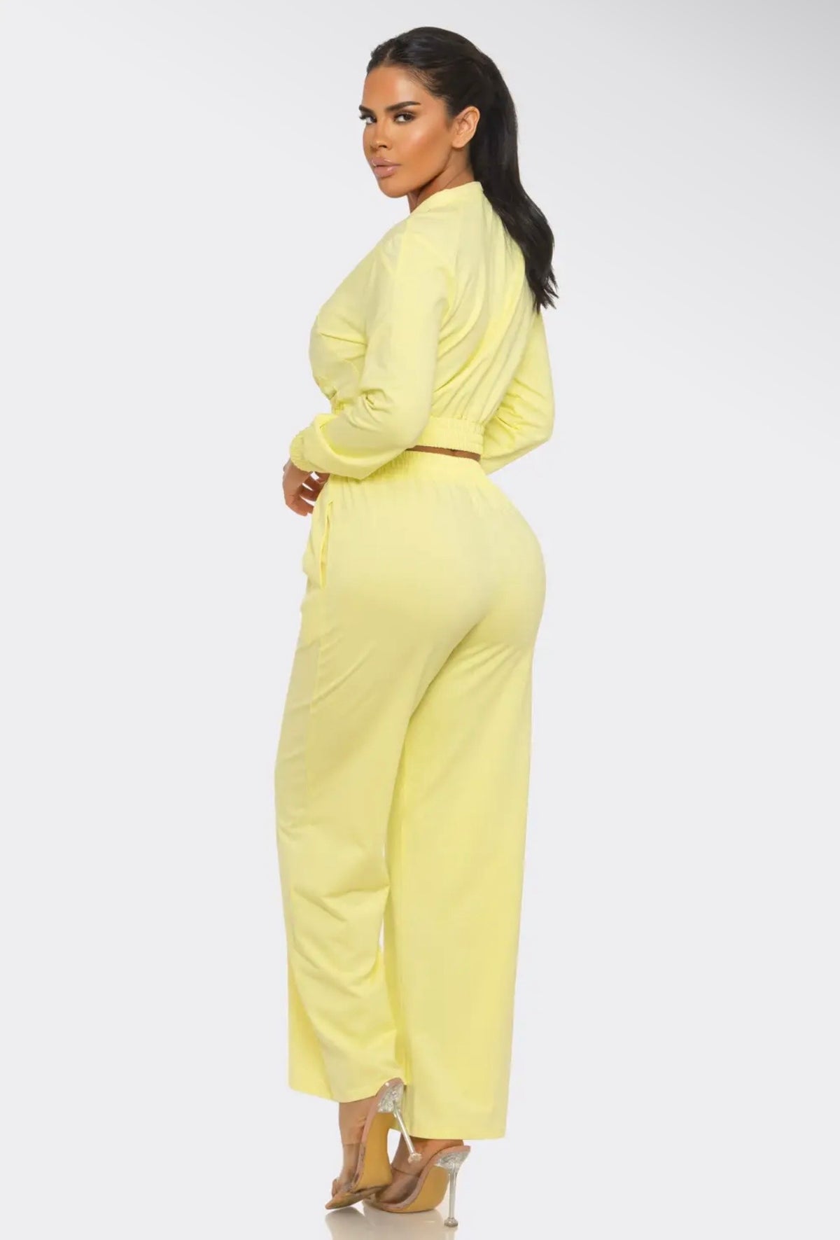 Chic Cropped Lounge Set